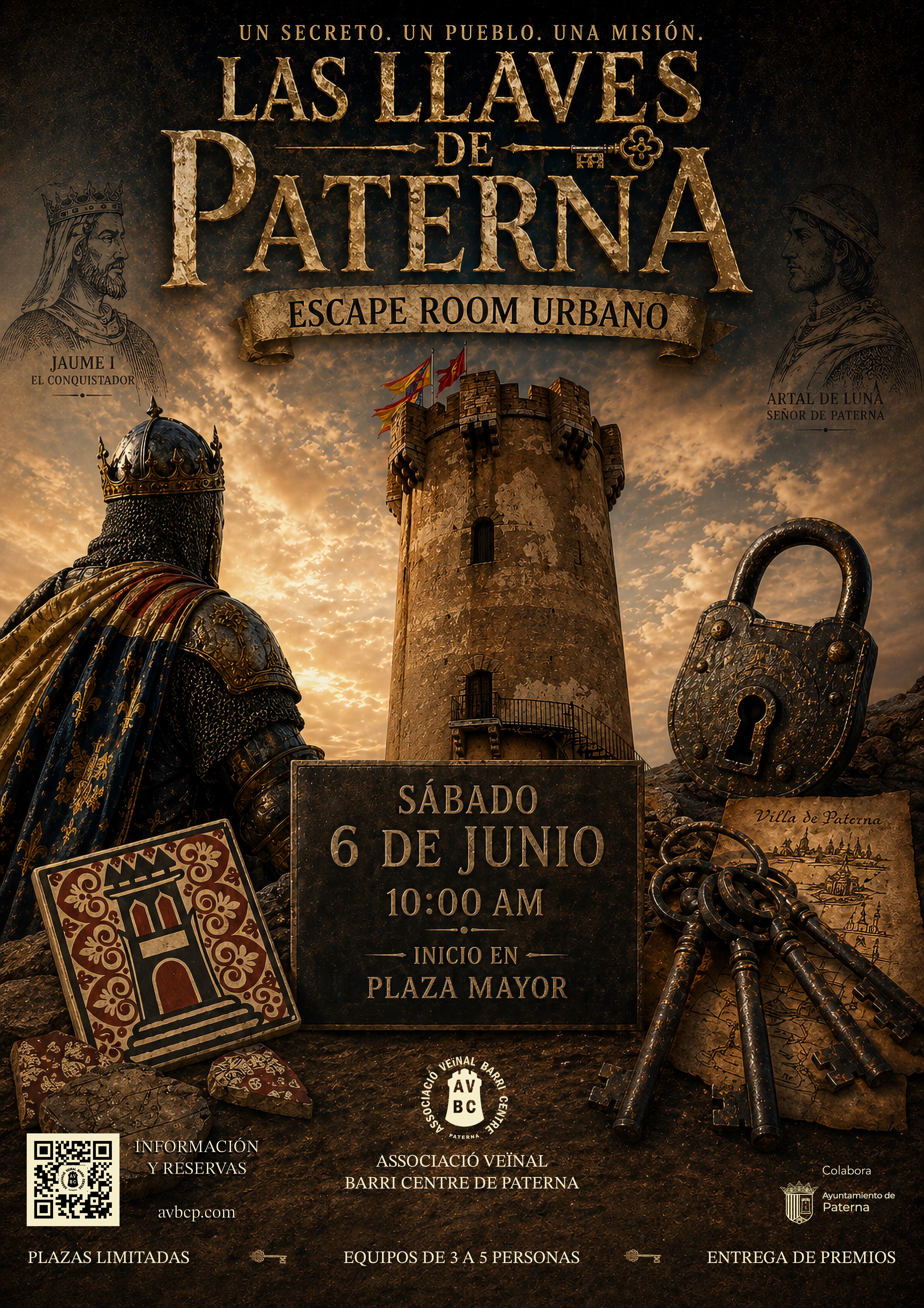 Cartel del evento Las llaves de Paterna